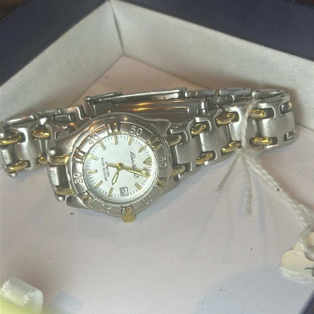 Eddie Bauer‎ Silver and Gold Women's Watch